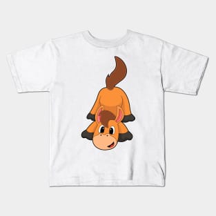 Horse at Playing Kids T-Shirt